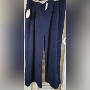 Belk 3X Navy Blue Fleece Pants